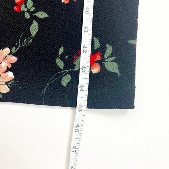 NWT Stop Staring Vital Bodycon Retro Midi Dress. Black/Red Poppy Print. Size XL - Picture 12 of 16